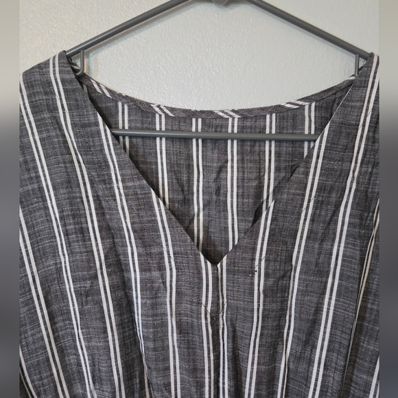 NWT Cupshe Blue Striped Cover Up Size XL But Fits Like a Medium - Picture 3 of 9